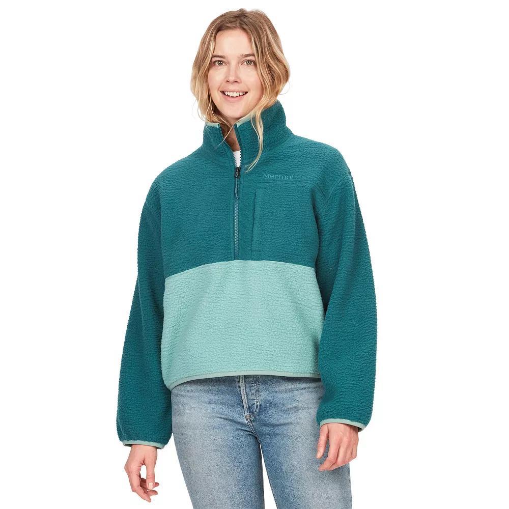 Women's Aros Half Zip Fleece Pullover, Size: Medium, Dark Jungle Product Image