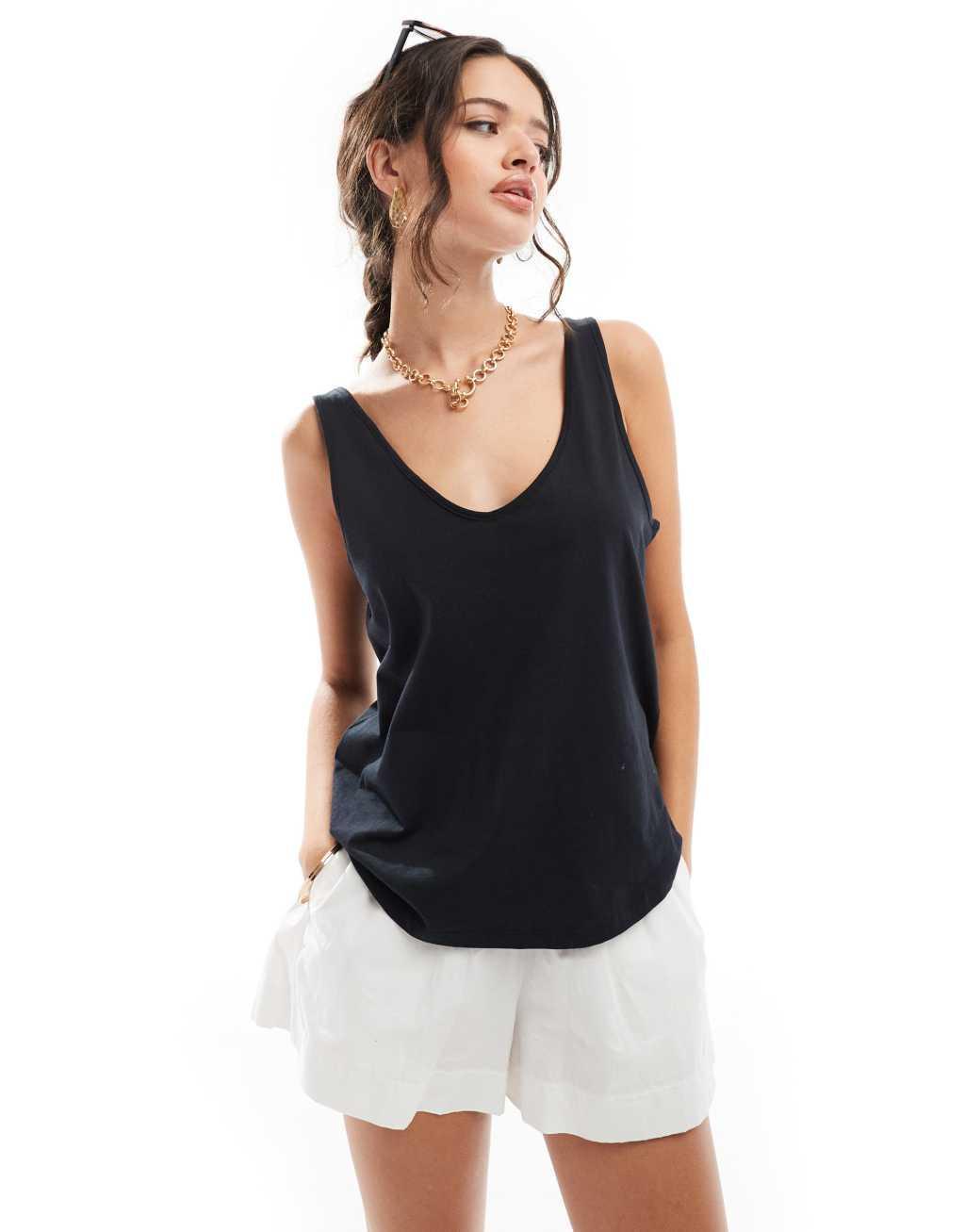 ASOS DESIGN ultimate tank top with scoop neck Product Image