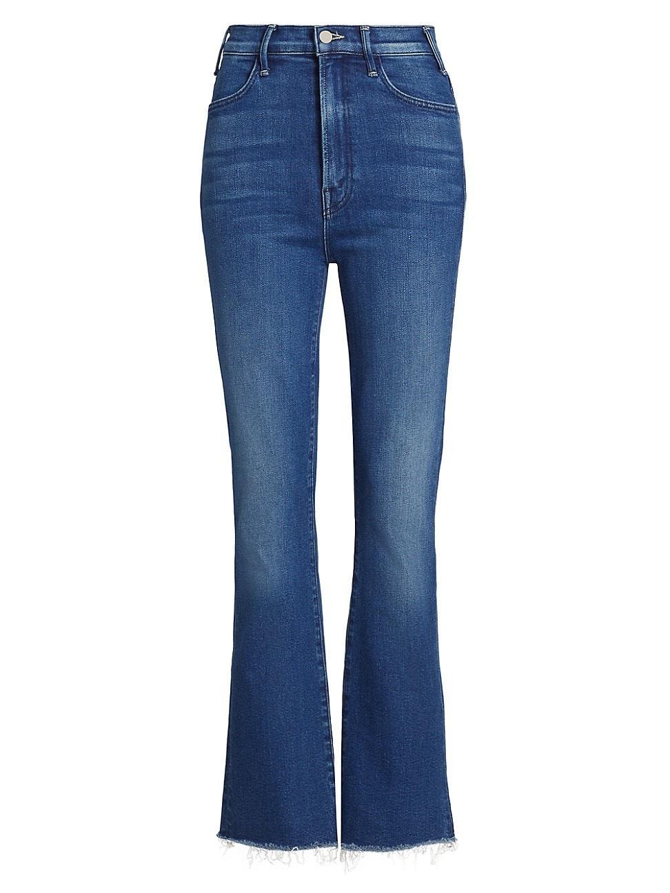 Womens Hustler Flood Fray Jeans Product Image
