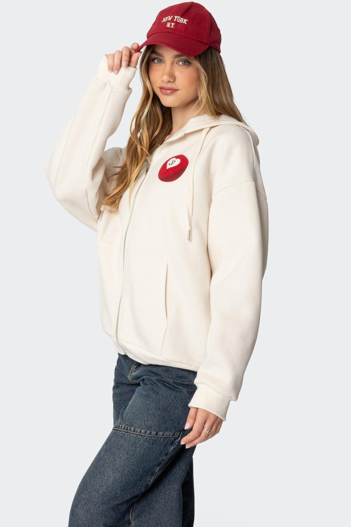Magic 3 Oversized Zip Up Hoodie Product Image