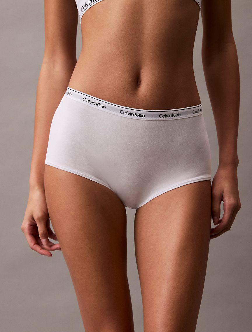 Calvin Klein Womens Modern Logo Boyshort - Purple Product Image