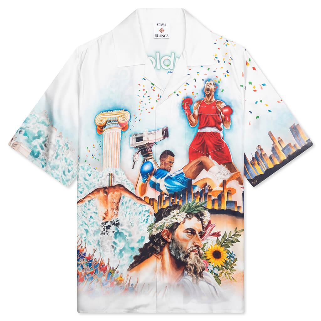 Celebration Du Sport S/S Cuban Collar Shirt - Multi Male Product Image