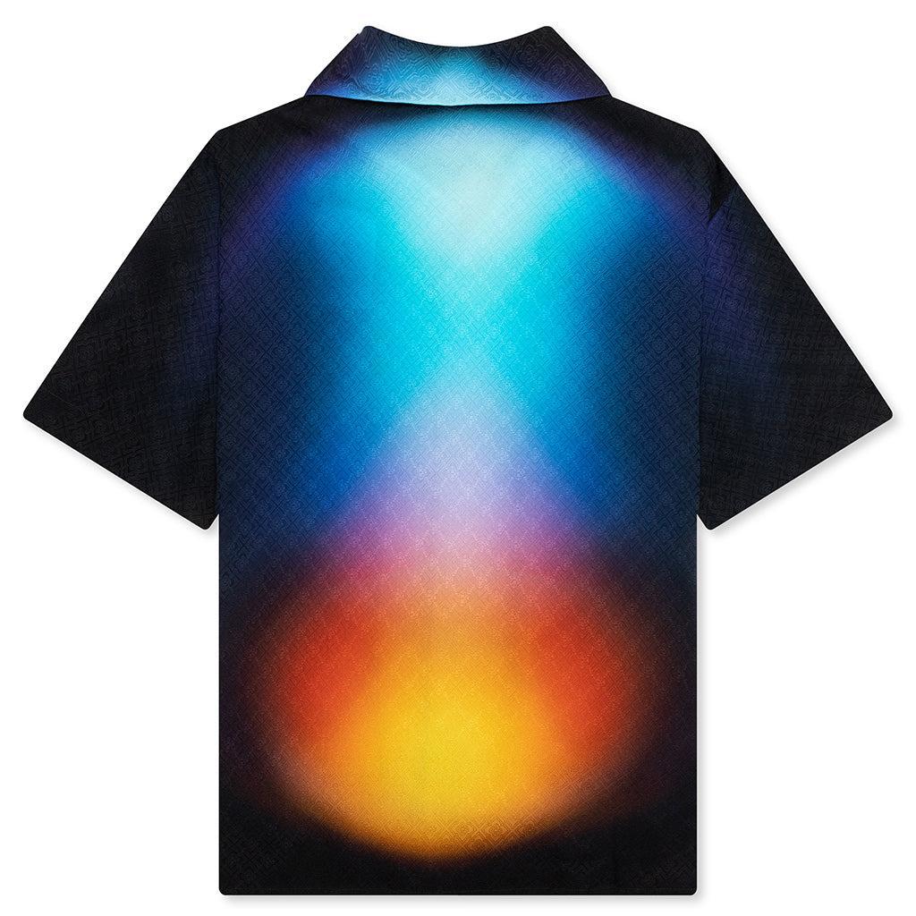 Short Sleeve Cuban Collar Shirt - Gradient Male Product Image