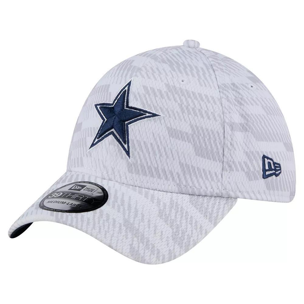 Men's New Era  White Dallas Cowboys Gameday Graded 39THIRTY Flex Hat, Size: Medium/Large Product Image