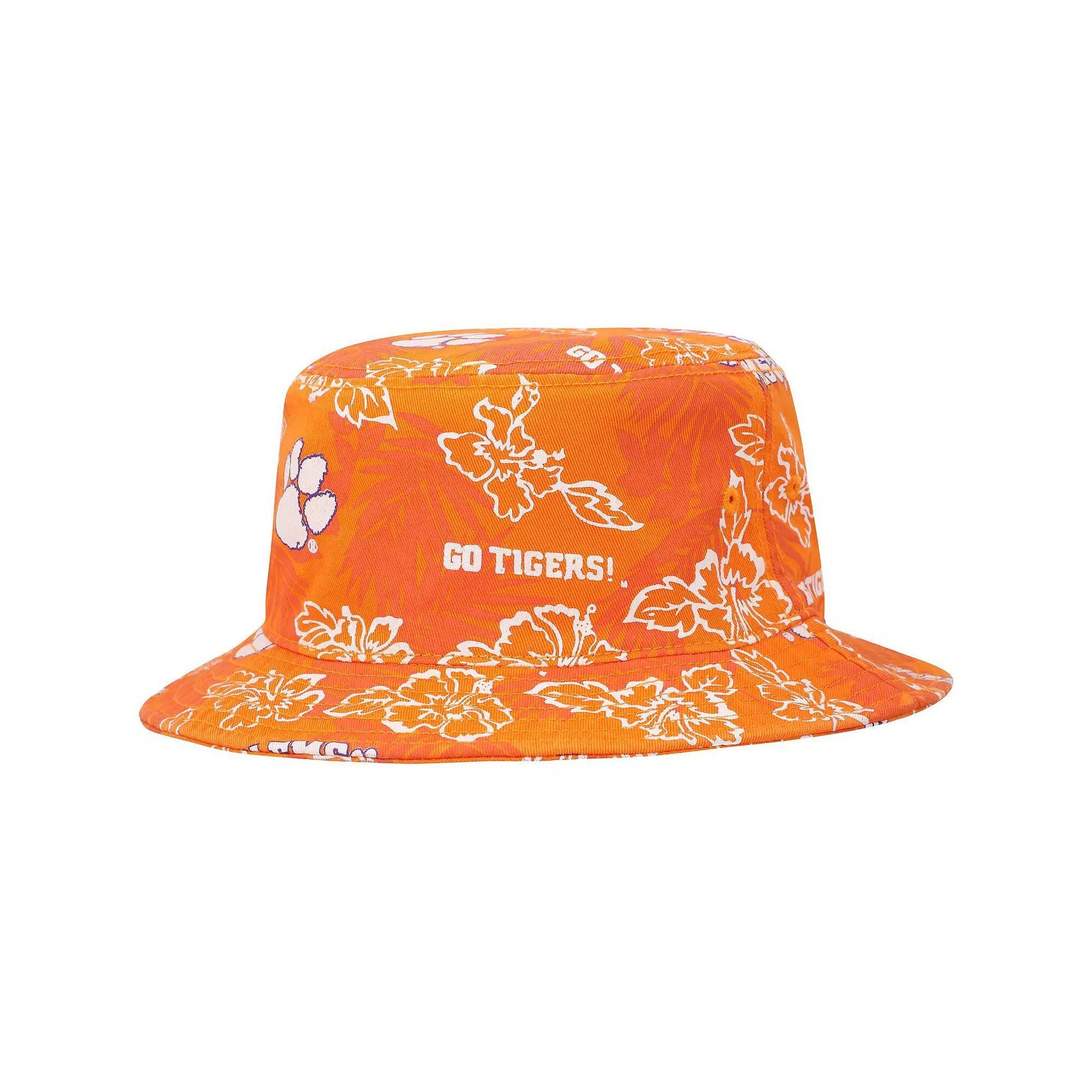 Mens Reyn Spooner Clemson Tigers Floral Bucket Hat Product Image