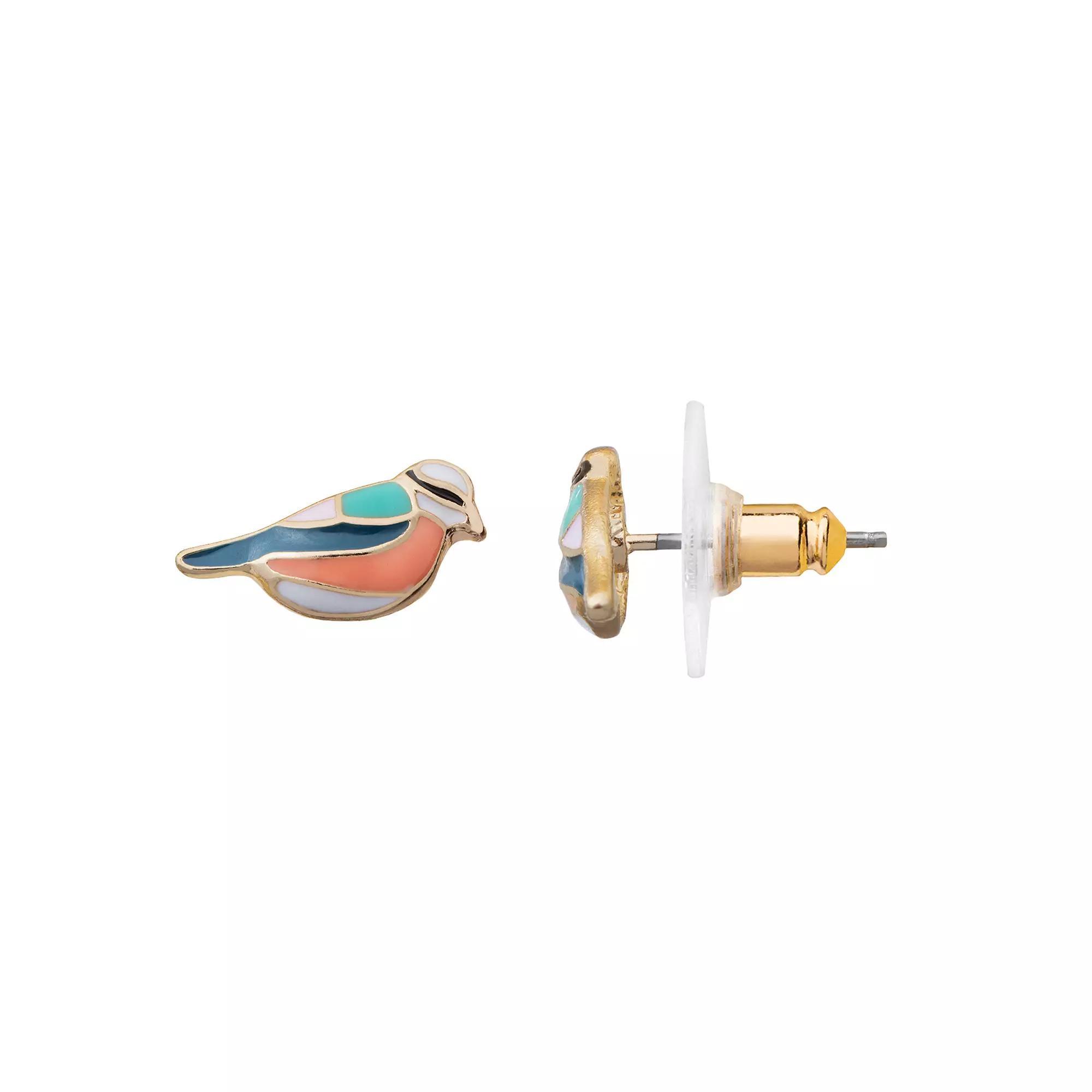 LC Lauren Conrad Bird Stud Earrings, Women's, Multi Product Image