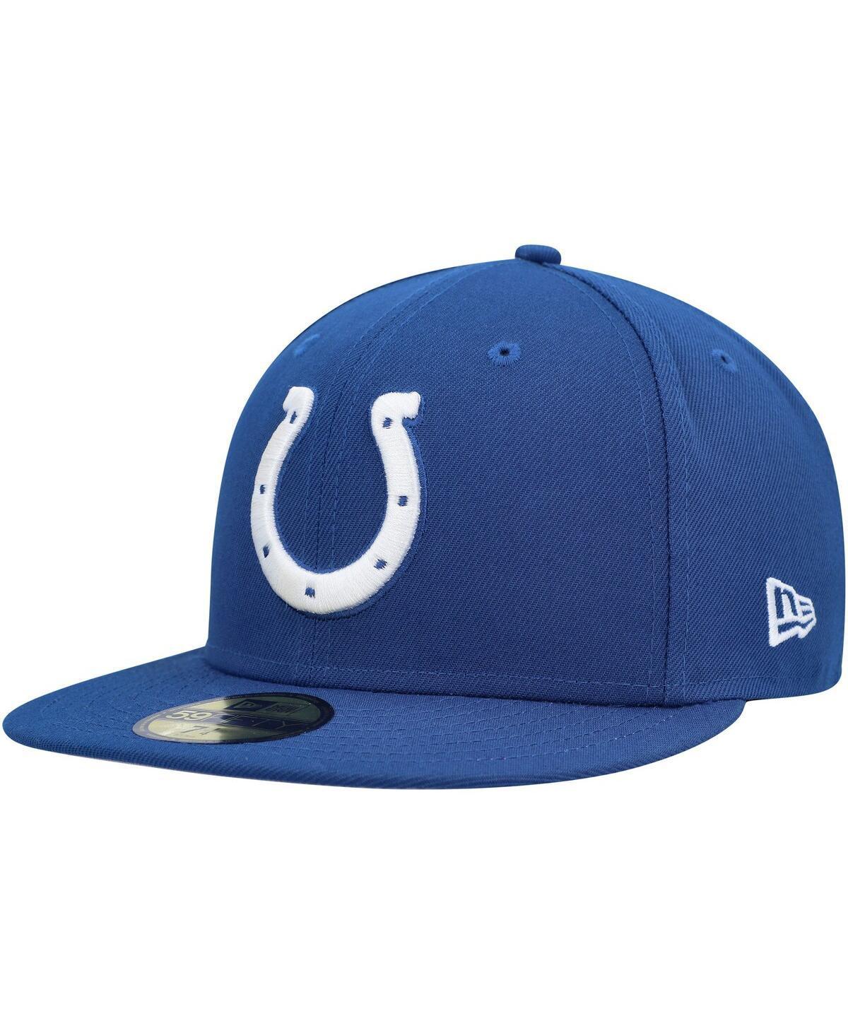 Men's New Era Royal Indianapolis Colts Team Basic 59FIFTY Fitted Hat, Size: 7 1/2, Blue Product Image