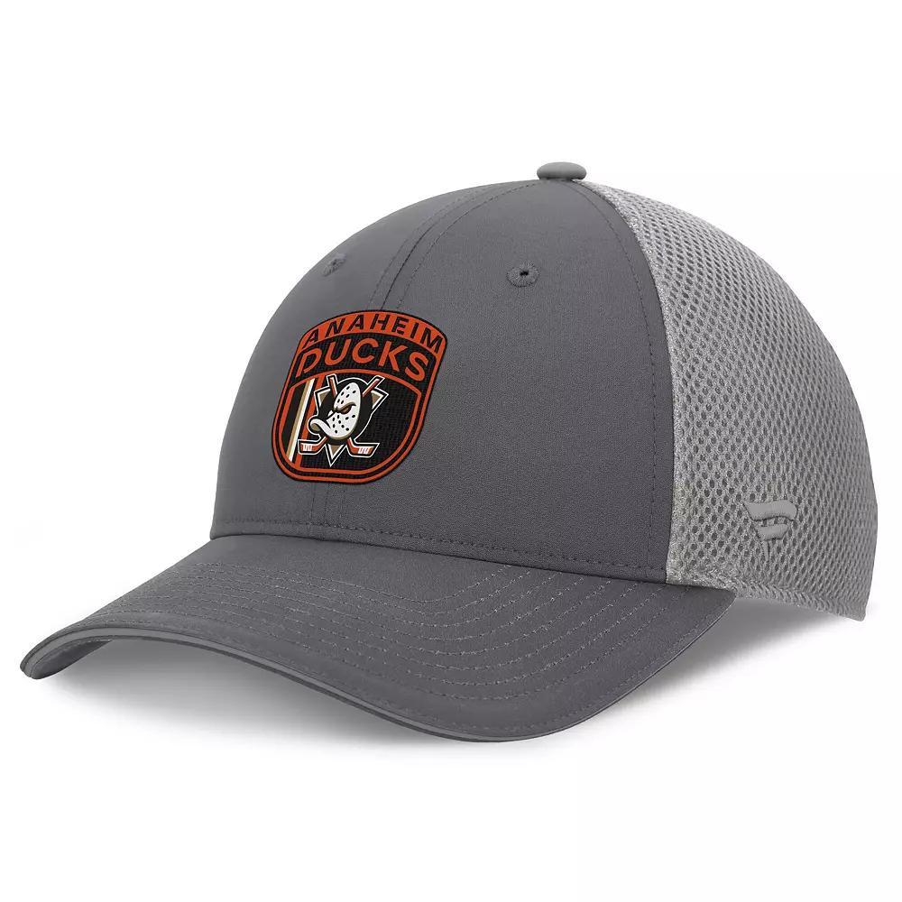 Men's Fanatics Gray Los Angeles Kings Authentic Pro Home Ice Trucker Adjustable Hat, Kgs Grey Product Image