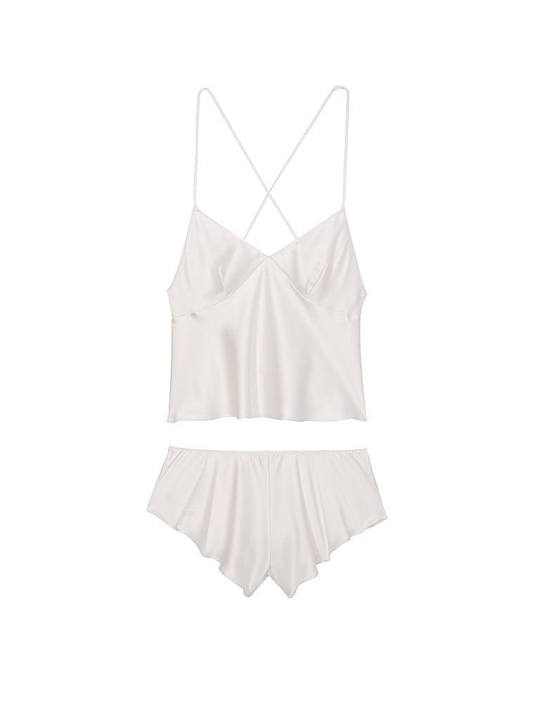 Satin Open-Back Cami & Shorts Set Product Image