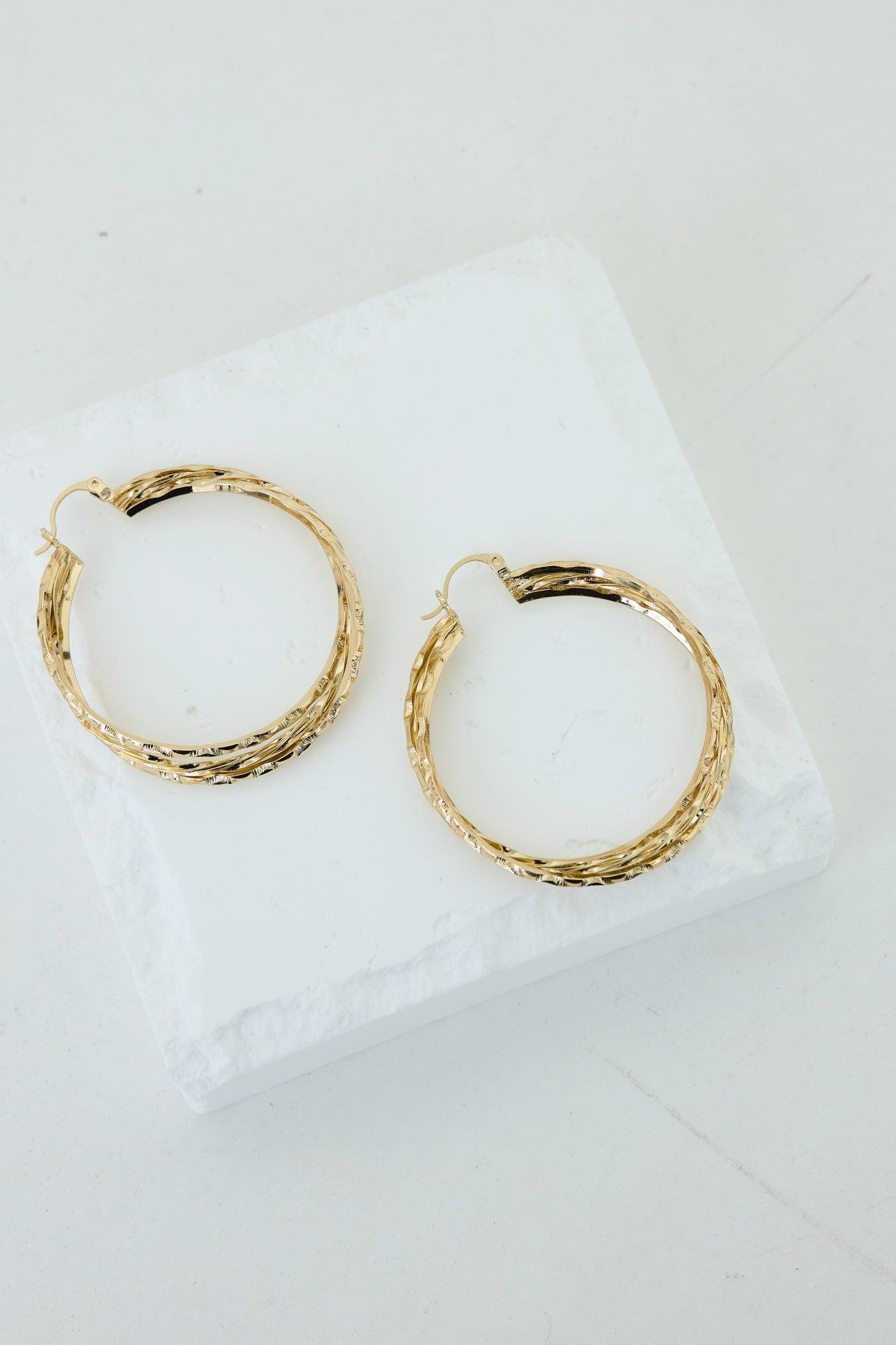 The Only Muse Earrings Gold Product Image