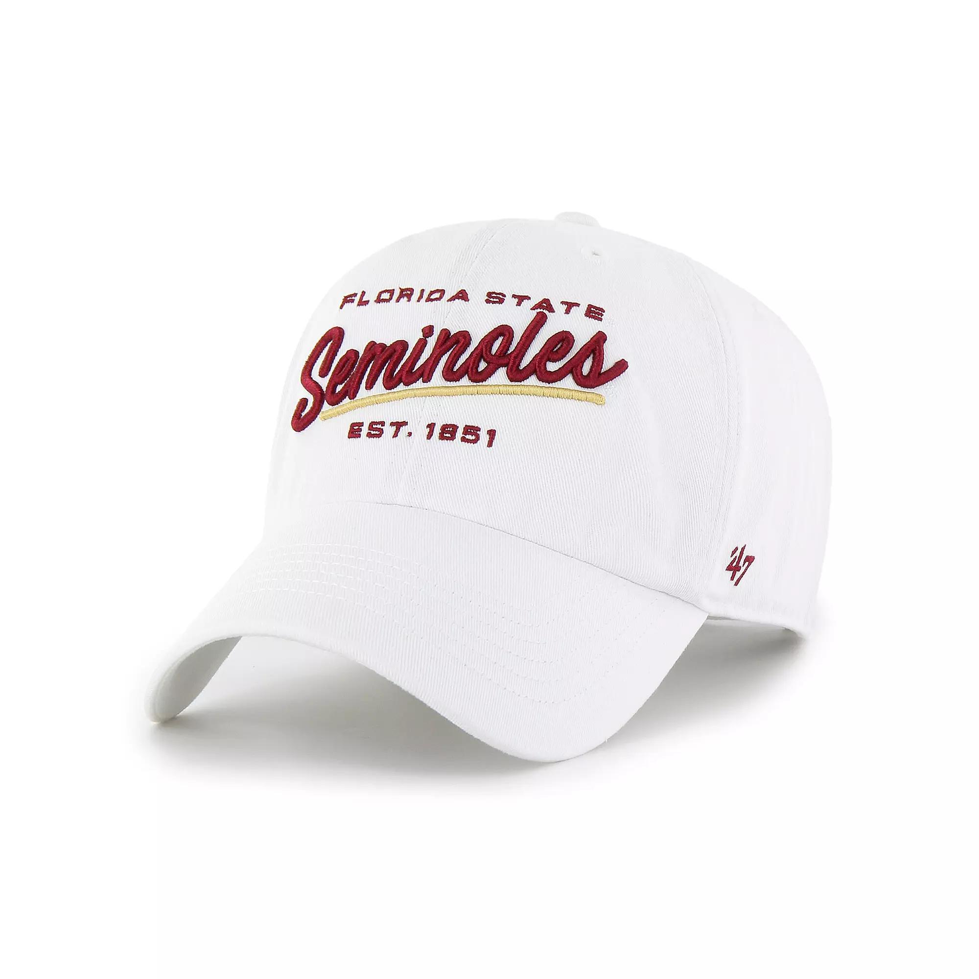 Womens 47 Florida State Seminoles Sidney Clean Up Adjustable Hat Product Image