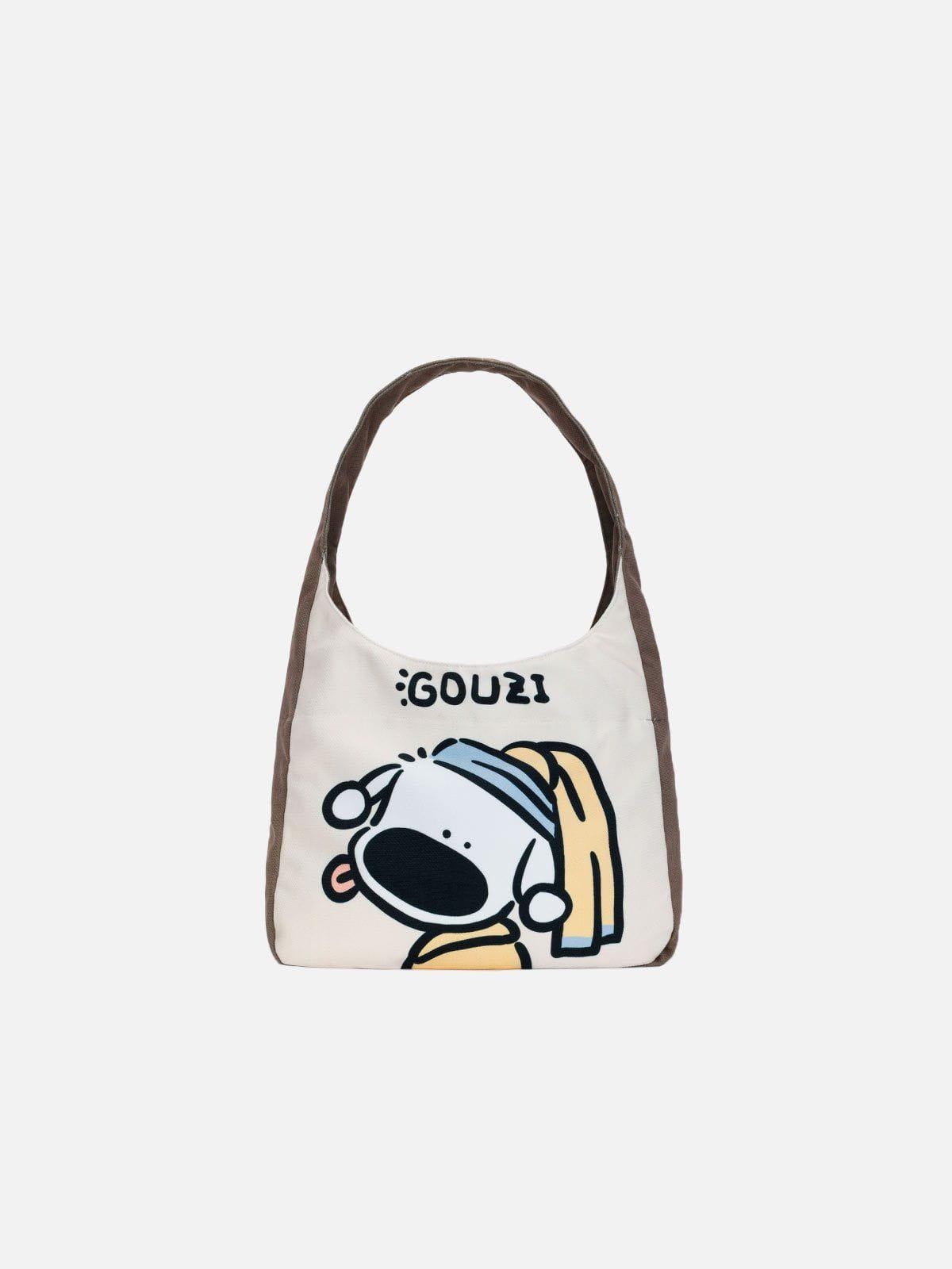 Creative Puppy Pattern Canvas Bag Product Image