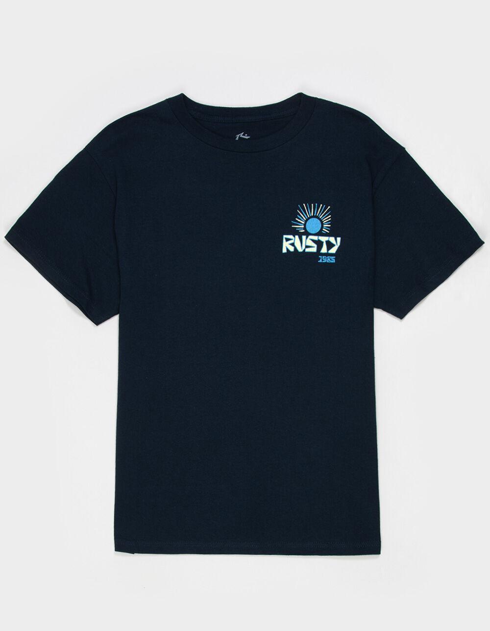 RUSTY Resort 85 Mens Tee - NAVY Product Image