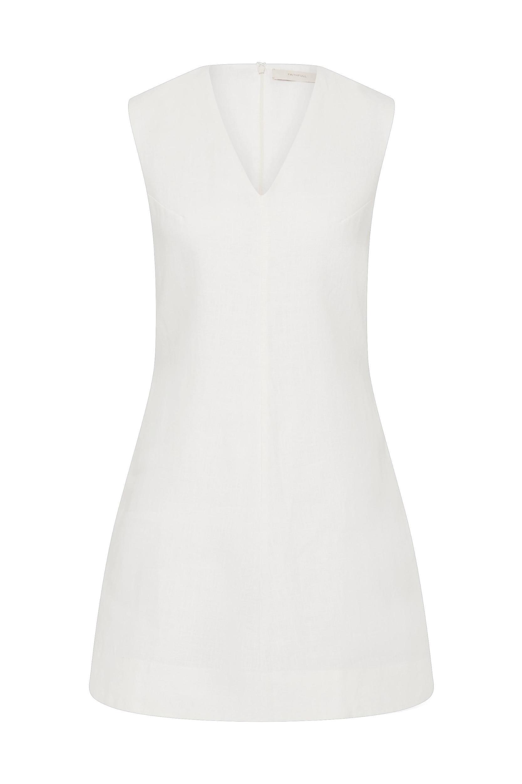 Daiane Mini Dress White Product Image