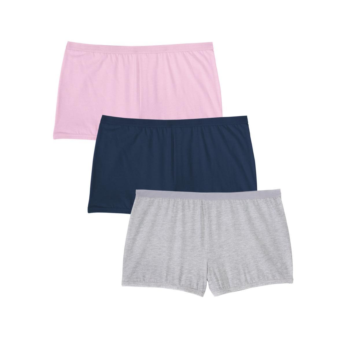 Comfort Choice Womens Boy Short 3-Pack Product Image