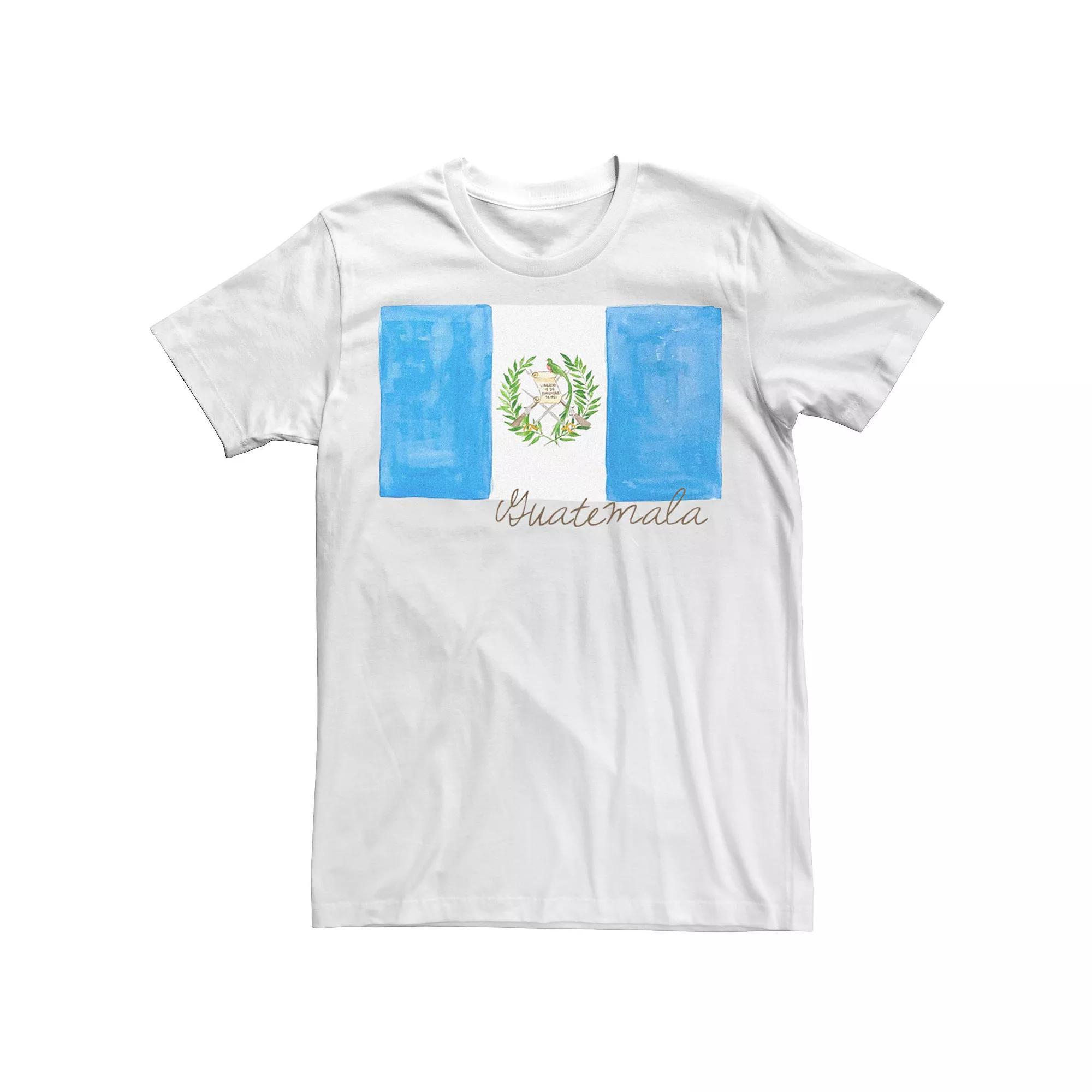 Men's HHM Guatemala Flag Watercolor Tee, Size: XS, White Product Image