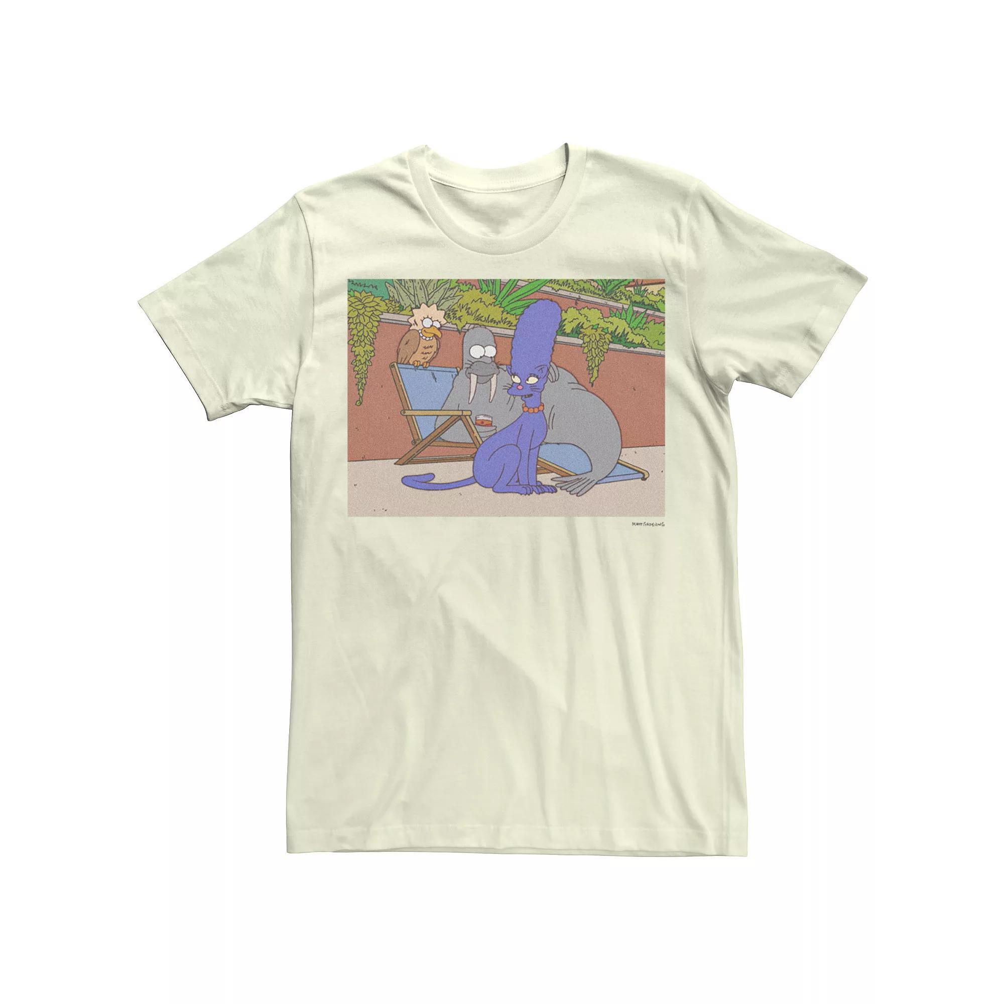 Men's The Simpsons Treehouse Of Horror XIII Portrait Tee, Size: Medium, Natural Product Image