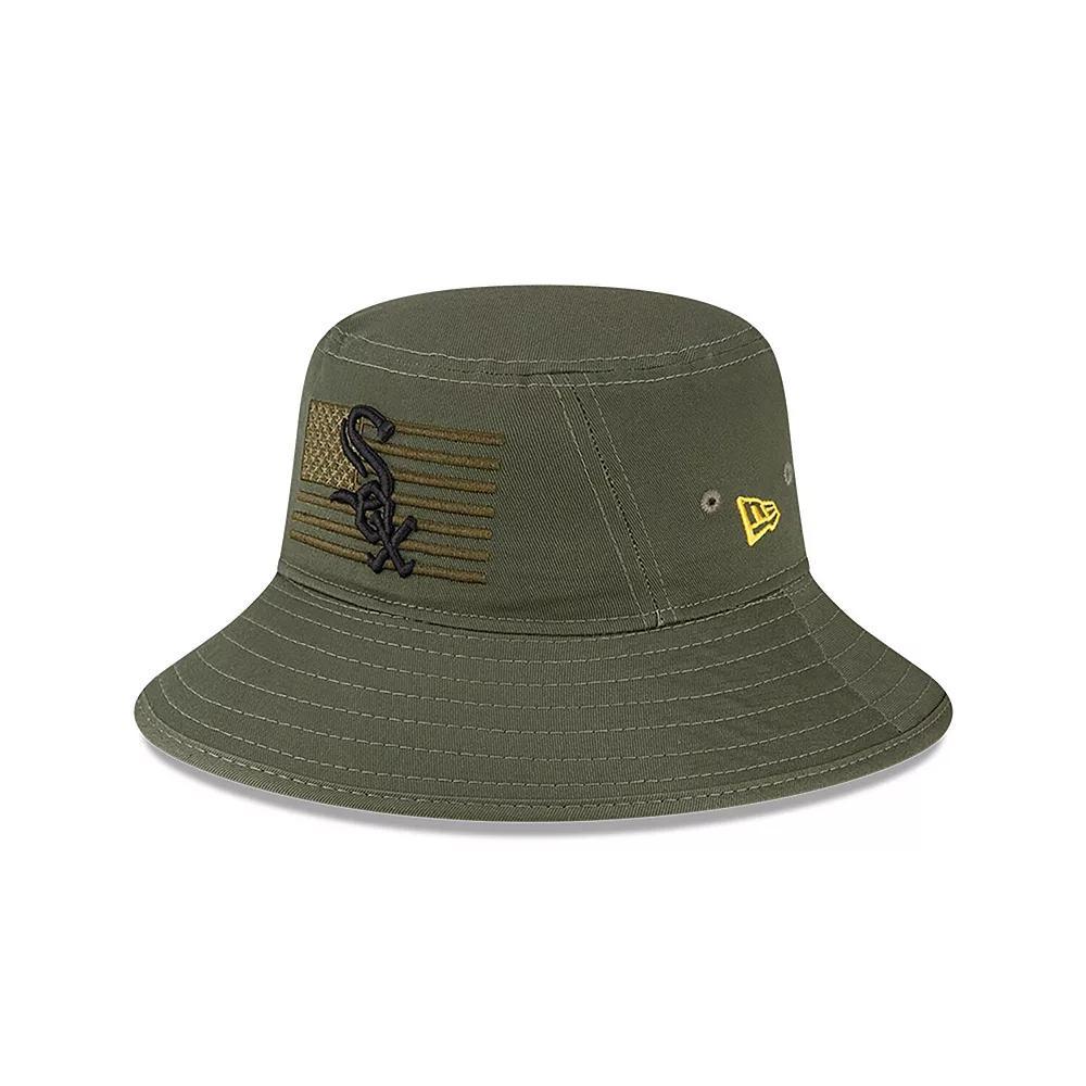 Men's New Era  Green Chicago White Sox 2023 Armed Forces Day Bucket Hat, Size: Small/Medium Product Image