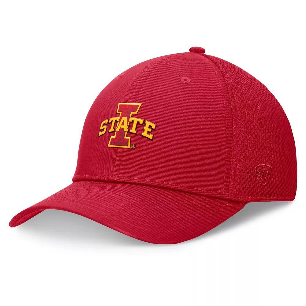 Men's Top of the World Cardinal Iowa State Cyclones Spacer Flex Hat, Size: Small/Medium, Red Product Image