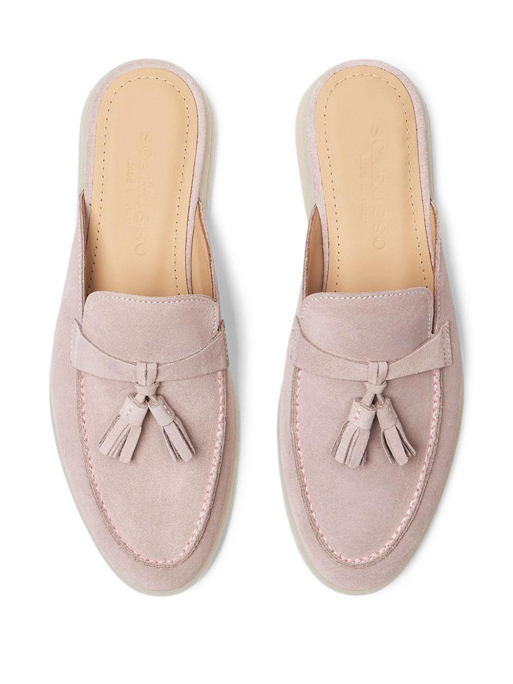 Lucrezia tassel suede mules Product Image