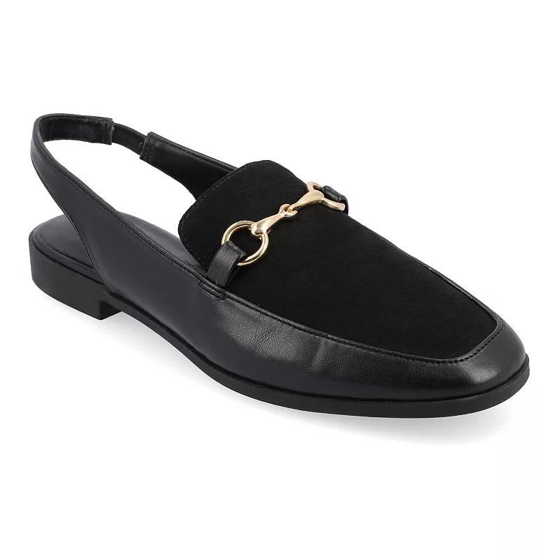 Journee Lainey Women's Tru Comfort Foam™ Flats, Size: 10, Blue Product Image