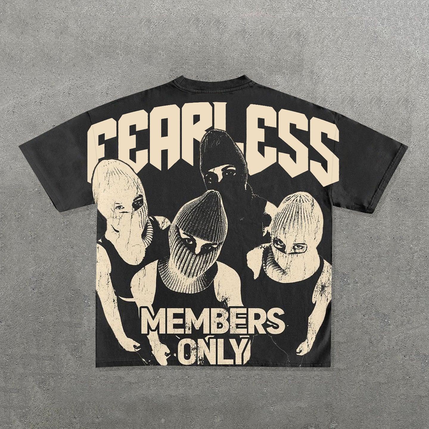Sopula Vintage Fearless Members Only Graphic Cotton T-Shirt Product Image