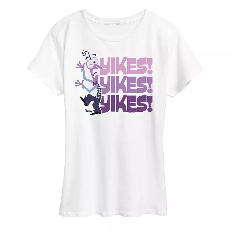Disney / Pixars Inside Out 2 Fear Womens Yikes Graphic Tee Product Image
