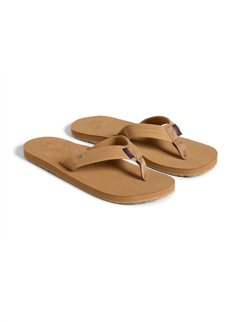 Faherty X REEF Men's Draftsmen Flip Flop - Bronze Product Image