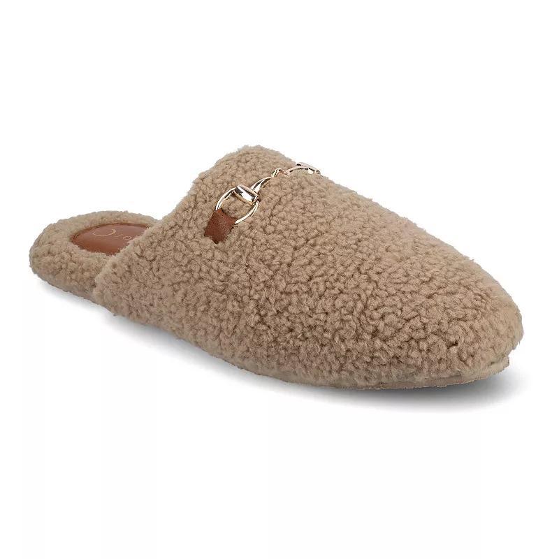 Journee Monnroe Women's Cushioned Scuff Slippers, Size: Large (9/10) Product Image