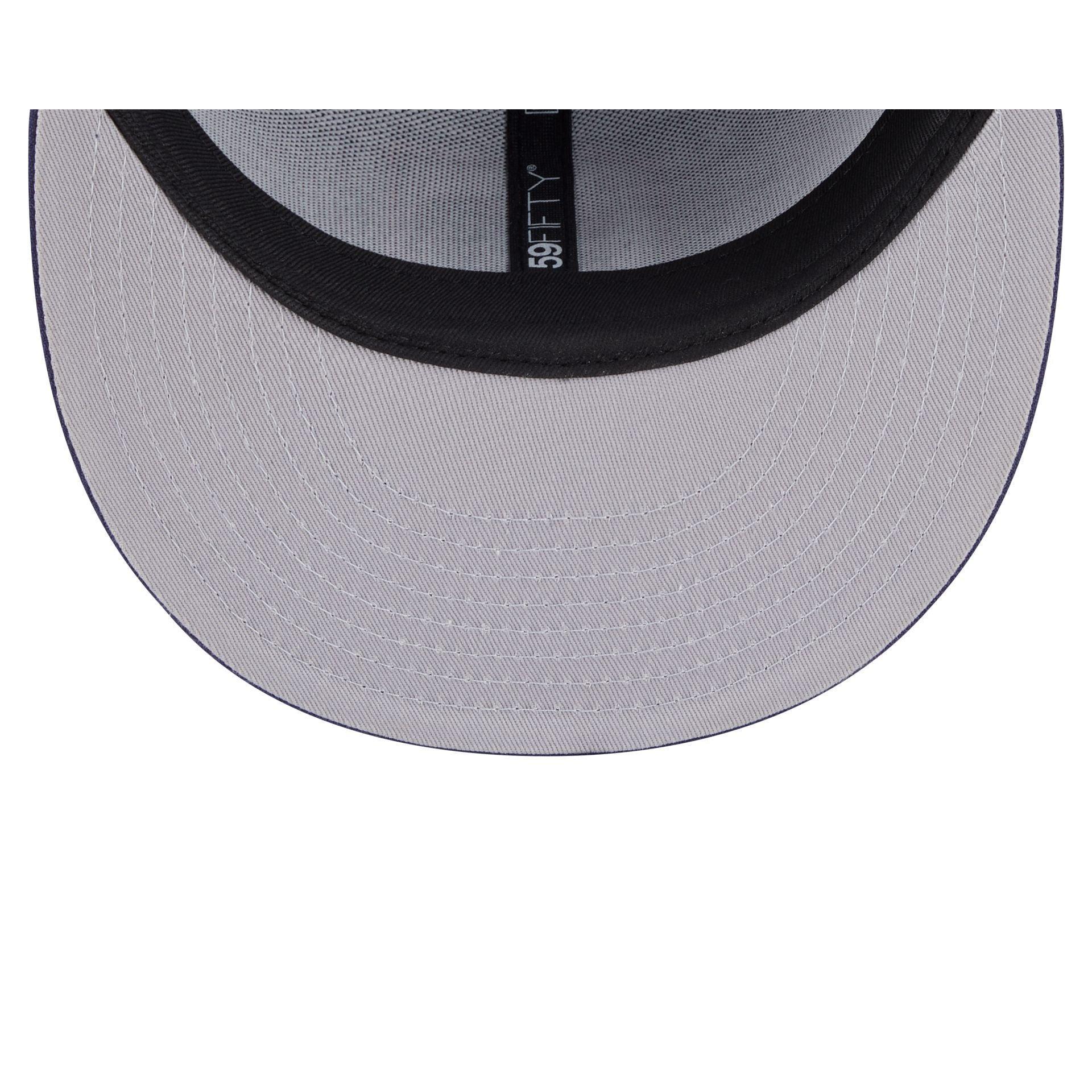 Pittsburgh Pirates Blackout Basic 59FIFTY Fitted Hat Male Product Image