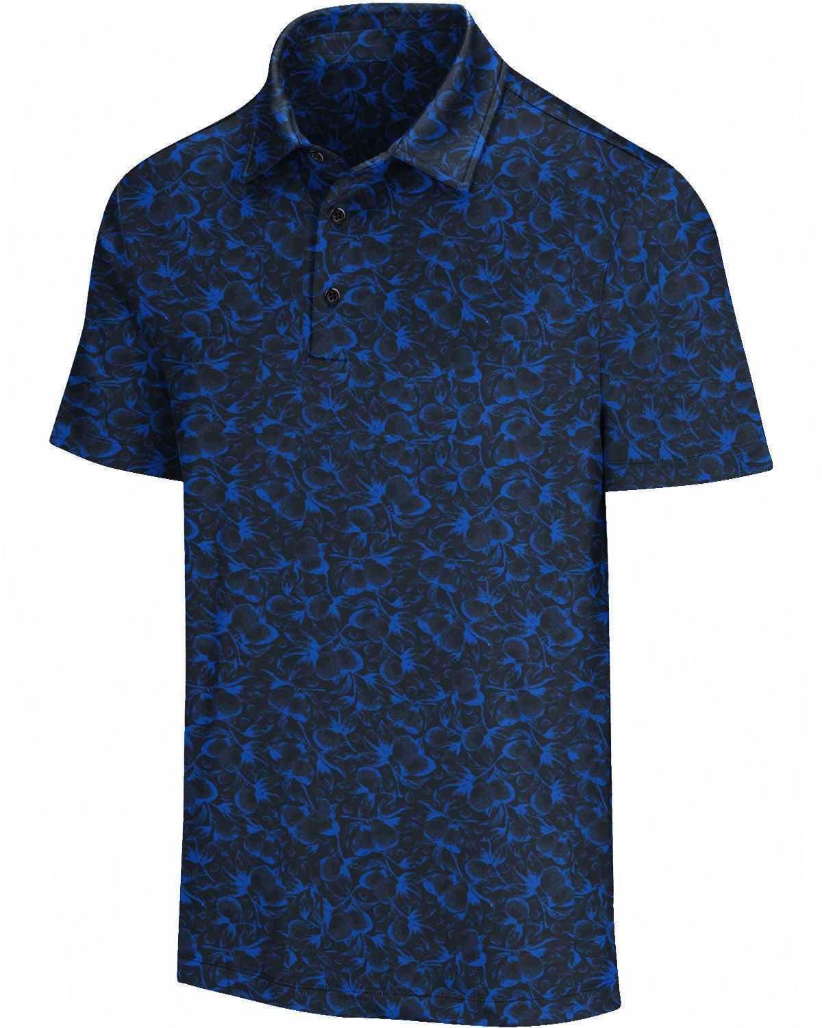 Three Sixty Six Men’s Print Golf Polos Product Image