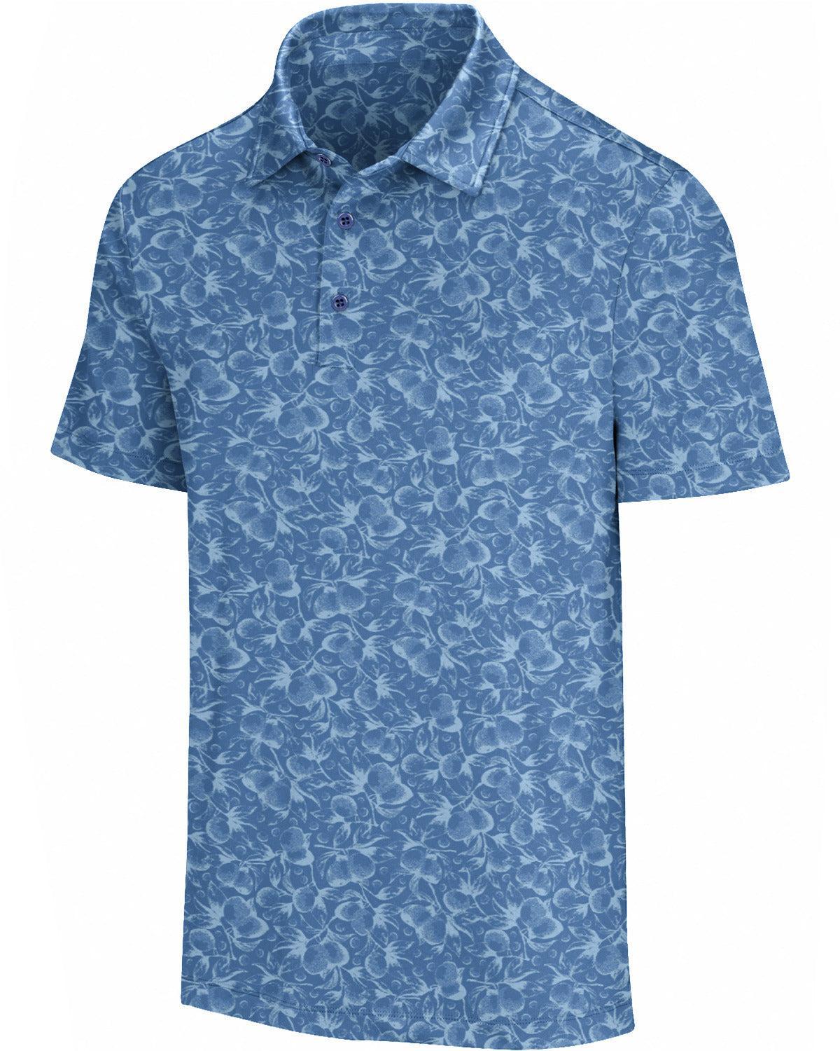 Three Sixty Six Men’s Print Golf Polos Product Image