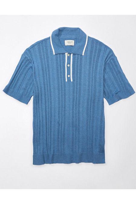 AE Weekend Tipped Sweater Polo Shirt Men's Product Image