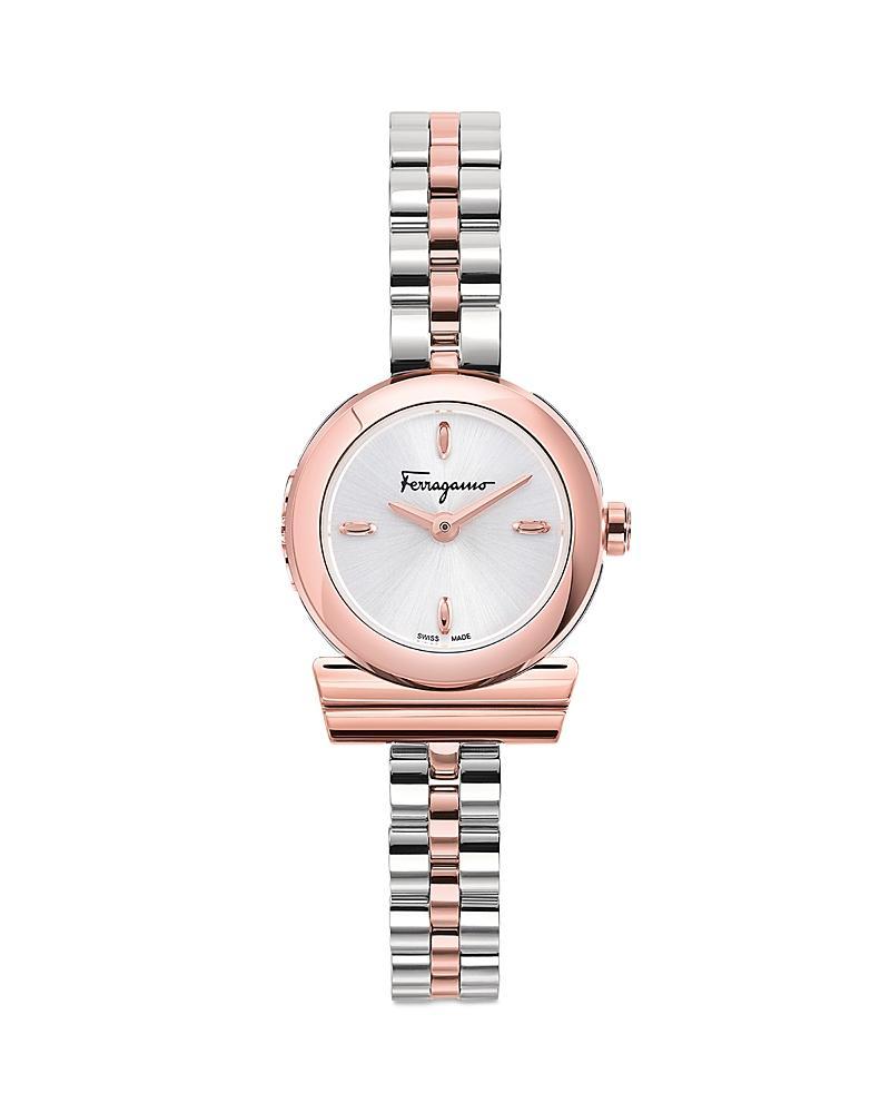 Ferragamo Gancino Two Tone Stainless Steel Watch, 22.5mm Product Image