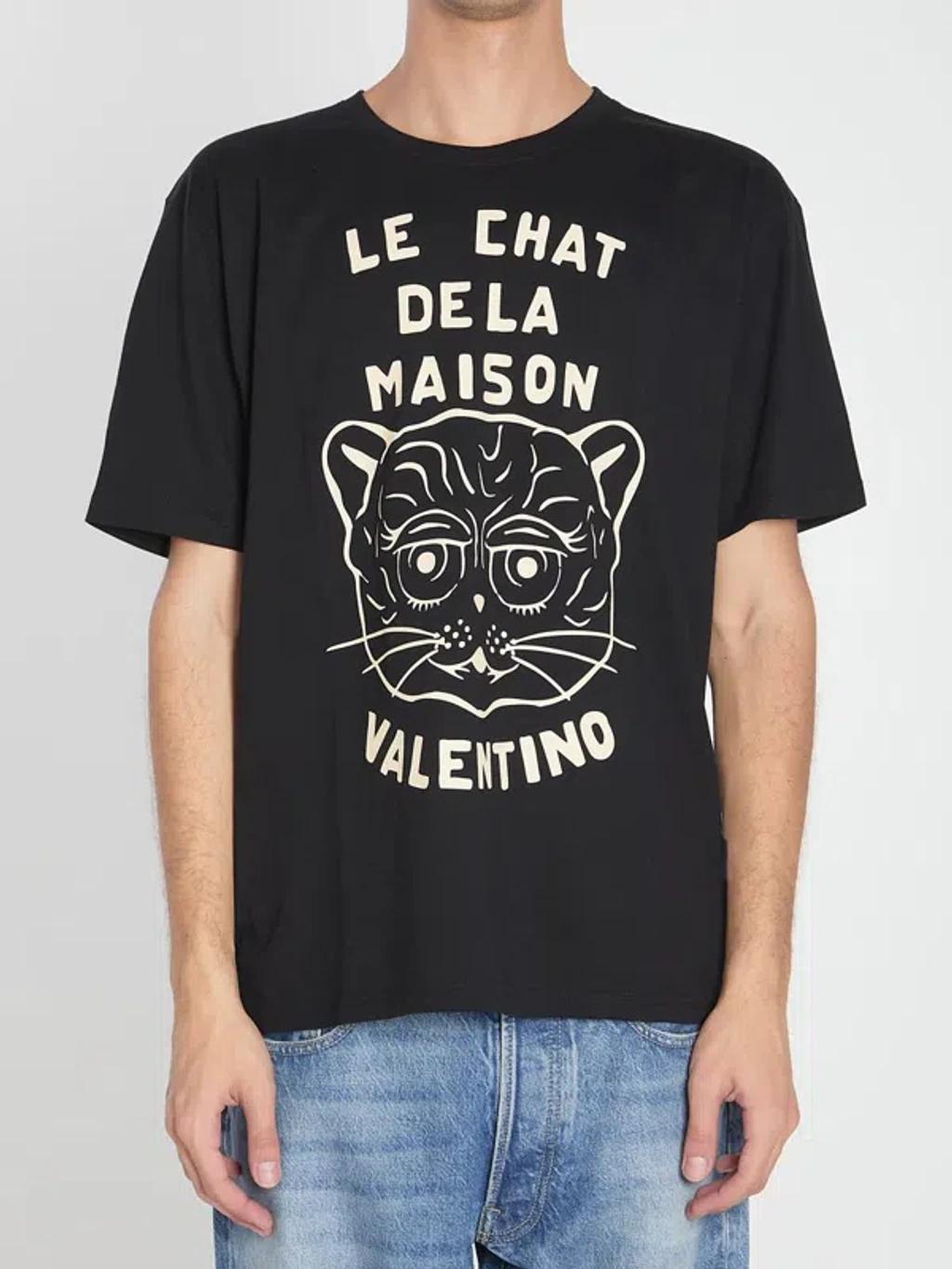 VALENTINO T-shirt Logo In Red Product Image