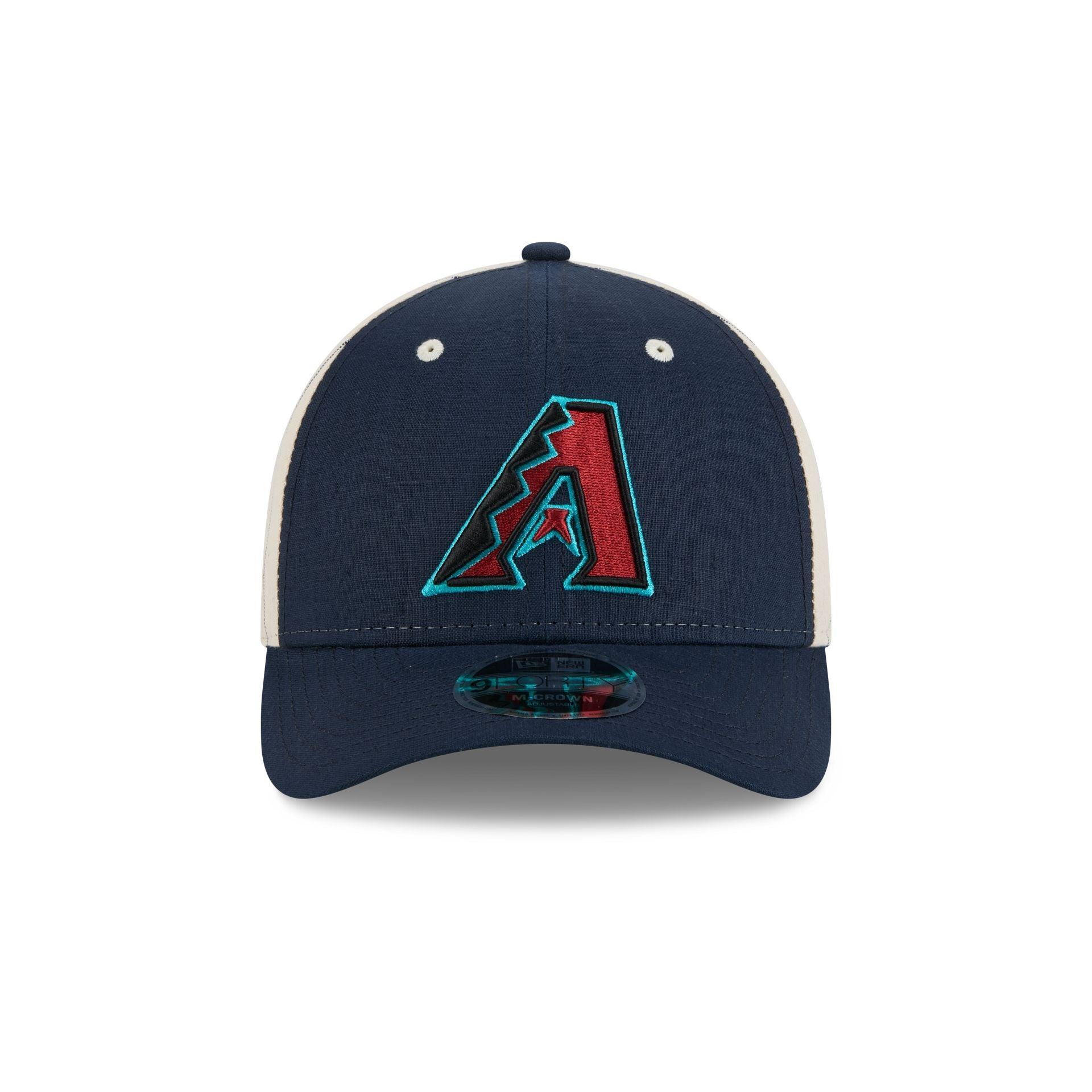 Arizona Diamondbacks Linen 9FORTY M-Crown Snapback Hat Male Product Image