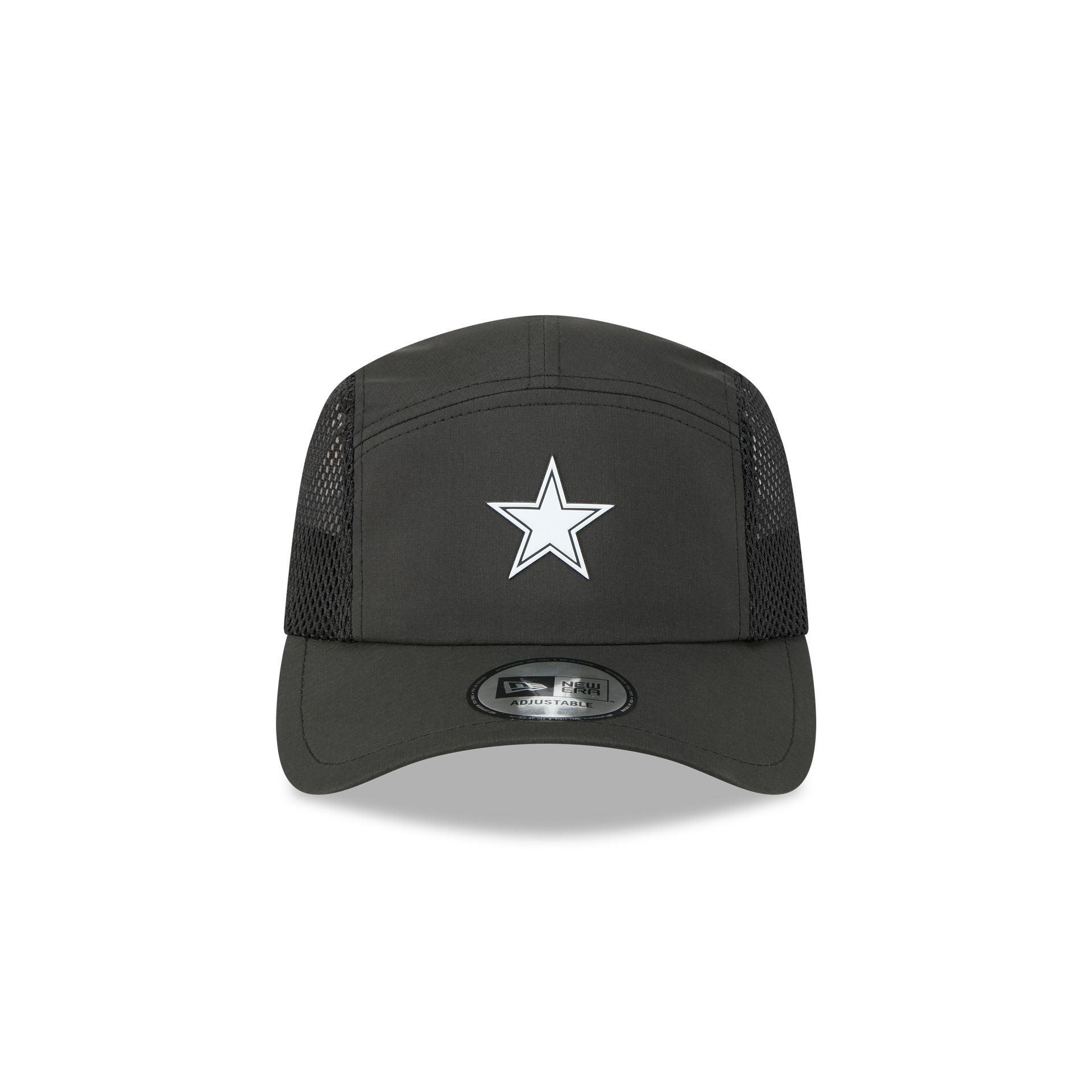 Dallas Cowboys Black Poly Runner Adjustable Hat Male Product Image