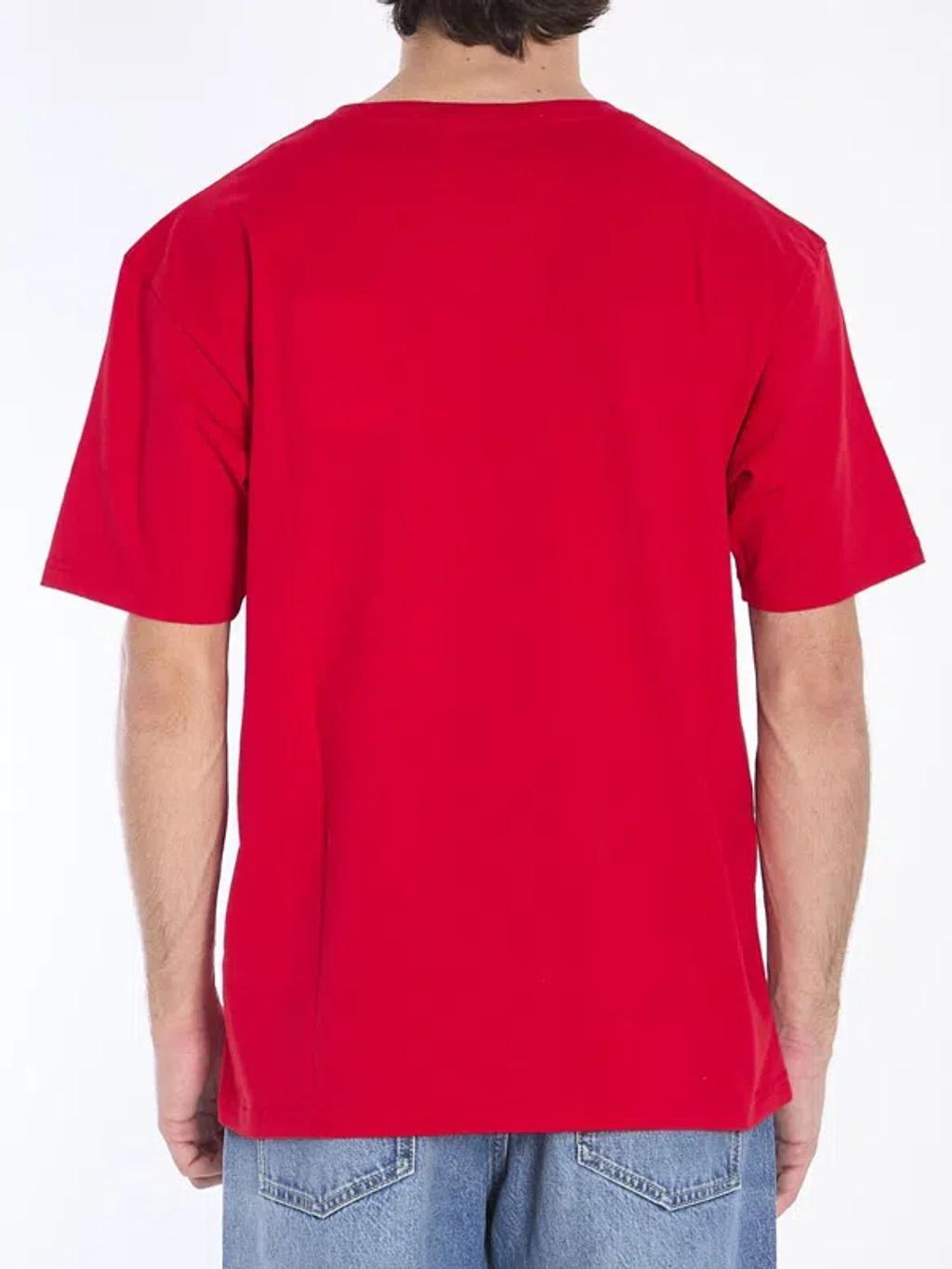VALENTINO T-shirt Logo In Red Product Image