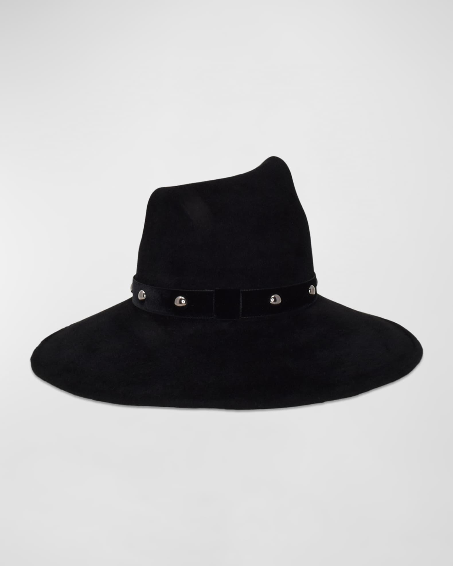 Drake Felt Fedora with Studded Band  Product Image