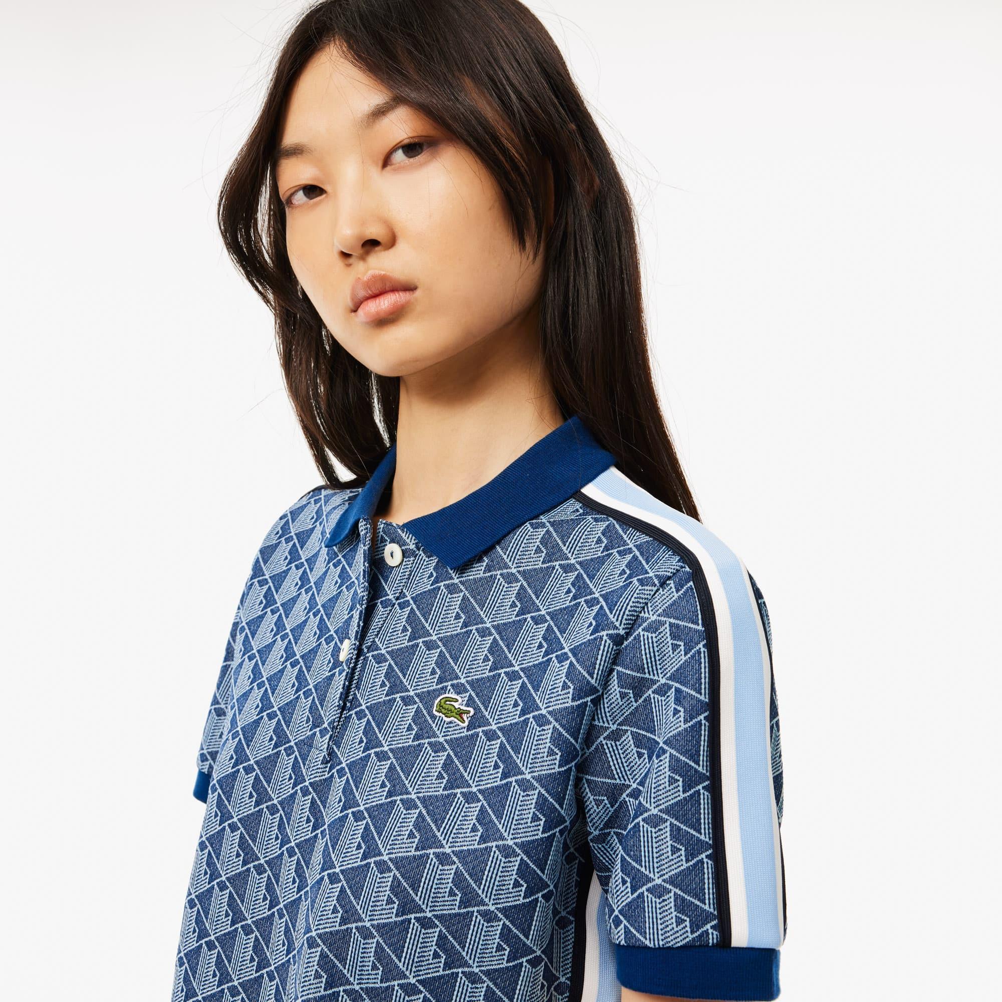 Women's Slim Fit Monogram Polo Product Image