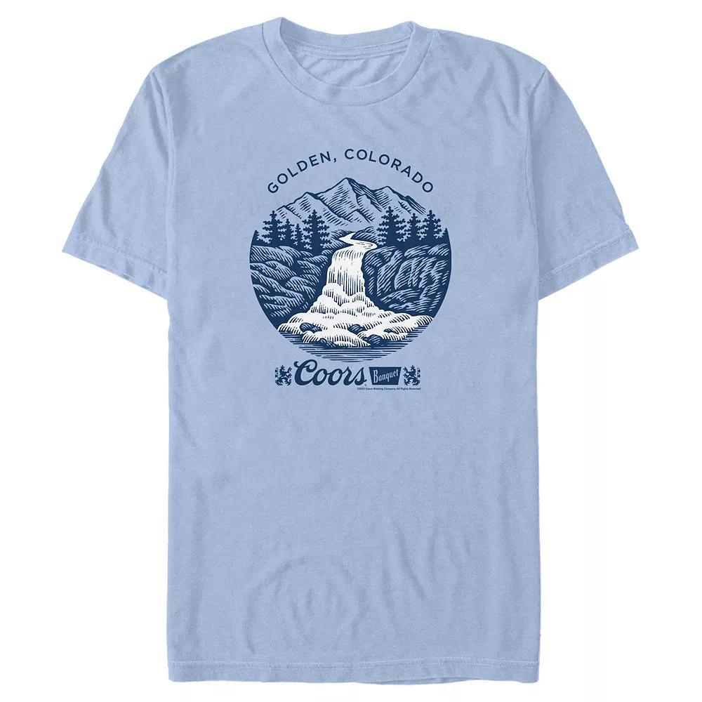 Men's Coors Light Rocky Graphic Tee, Size: XXL, Light Blue Product Image