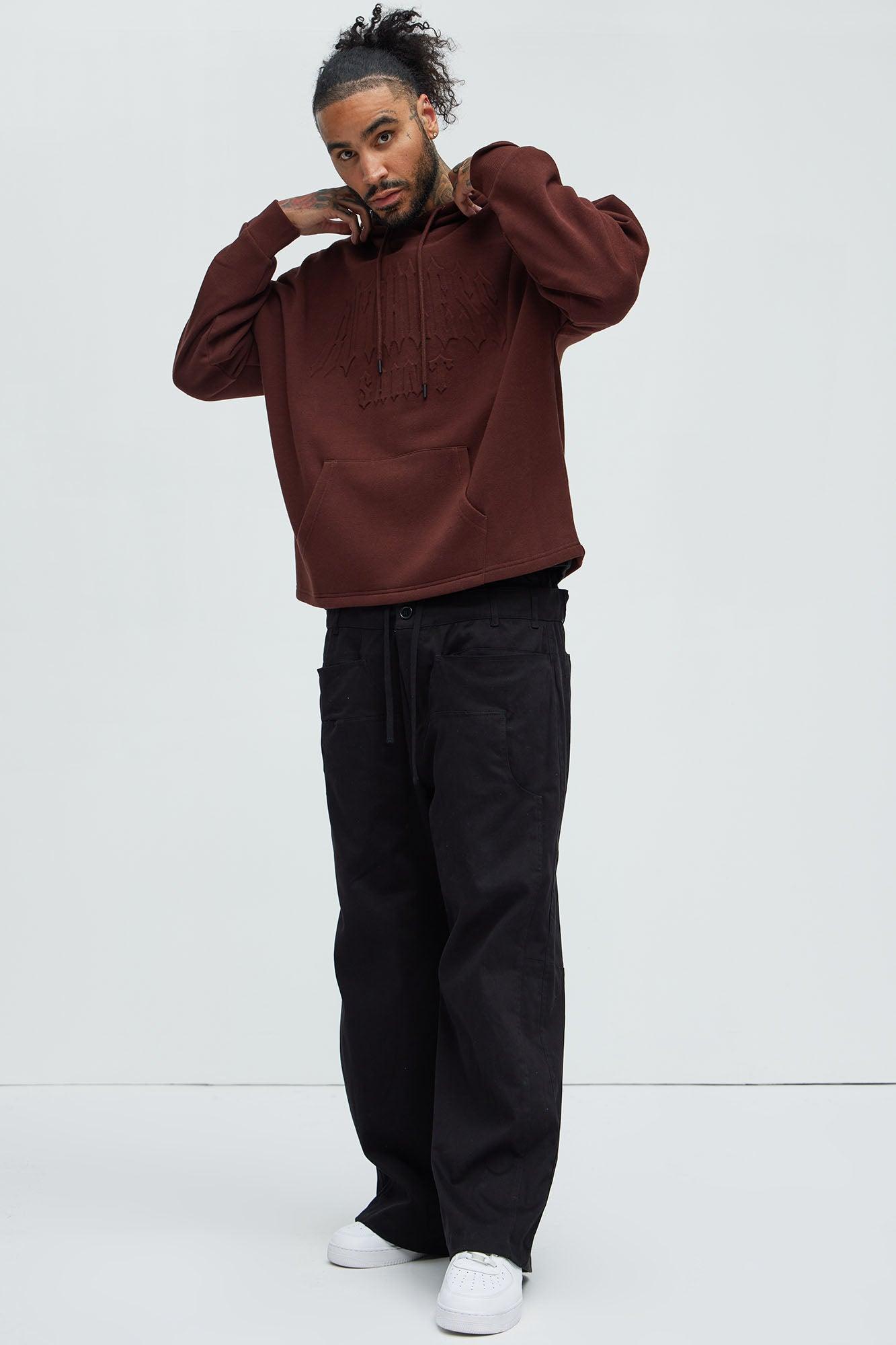 Tyson Ruthless Saints Embossed Hoodie - Burgundy Product Image