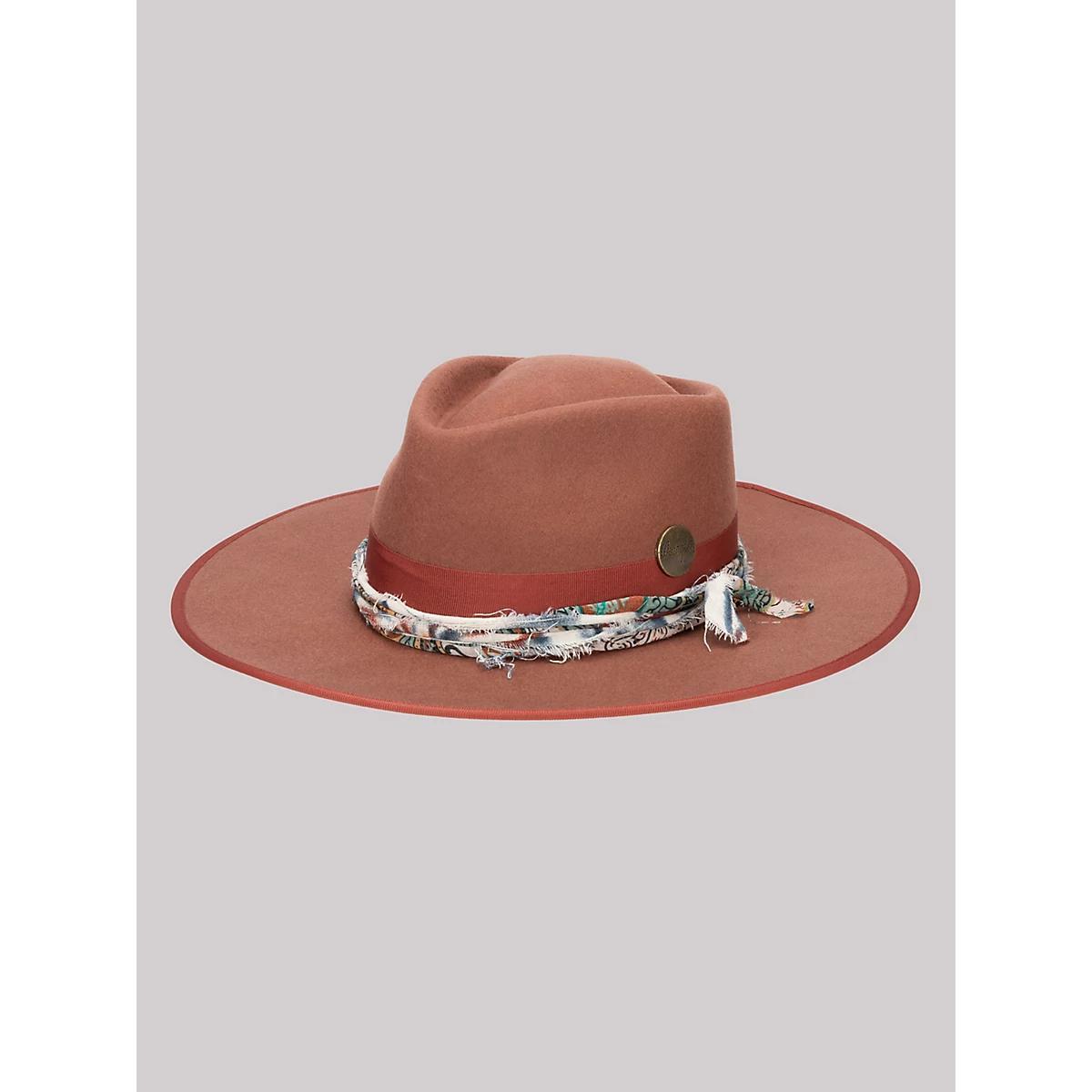 Women's Silk Band Cowboy Hat in Light Product Image