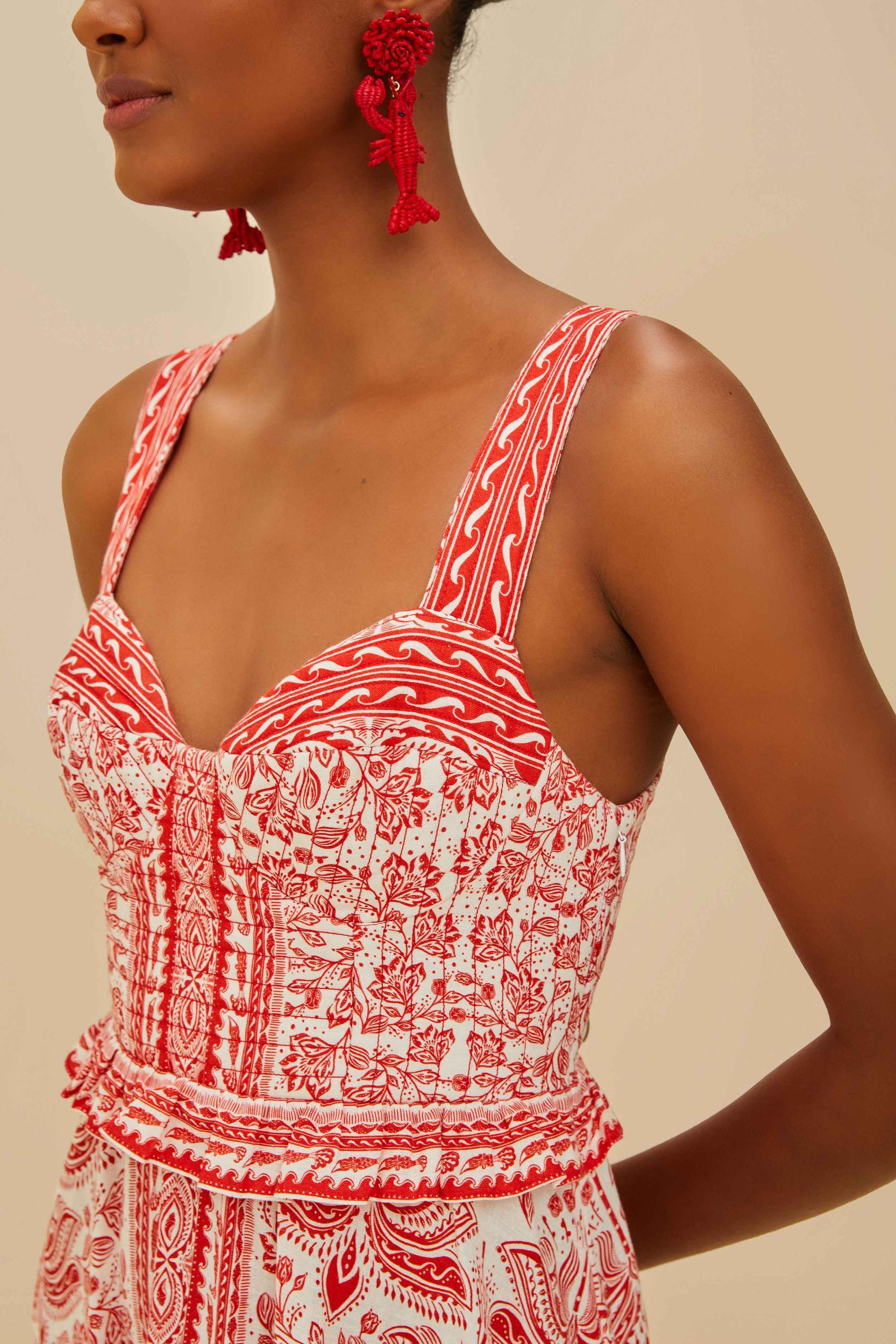 Red River Ride LENZING™ ECOVERO™ Euroflax™ Midi Dress Product Image
