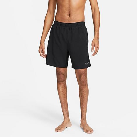 Men's Nike Dri-FIT Challenger 7" 2-in-1 Running Shorts, Size: Medium, Black Reflectiv Silver Product Image