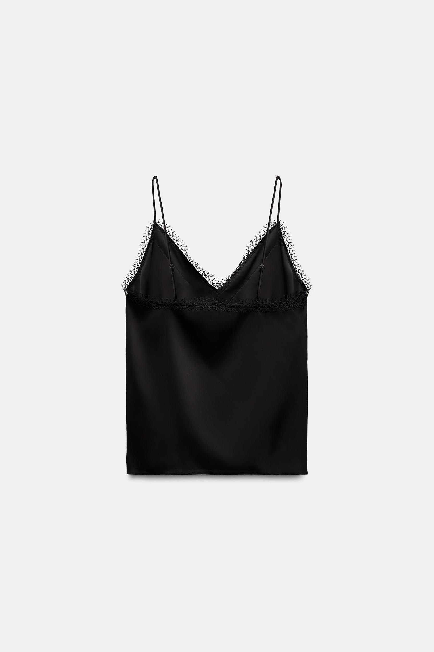 SATIN EFFECT TANK TOP Product Image
