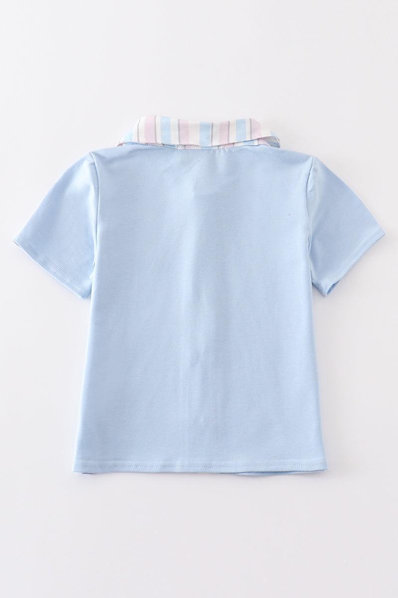 Premium Gray muslin boy shorts set Product Image