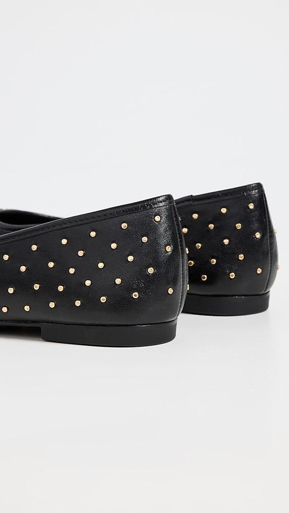 Womens Leah 9MM Suede Ballet Flats Product Image