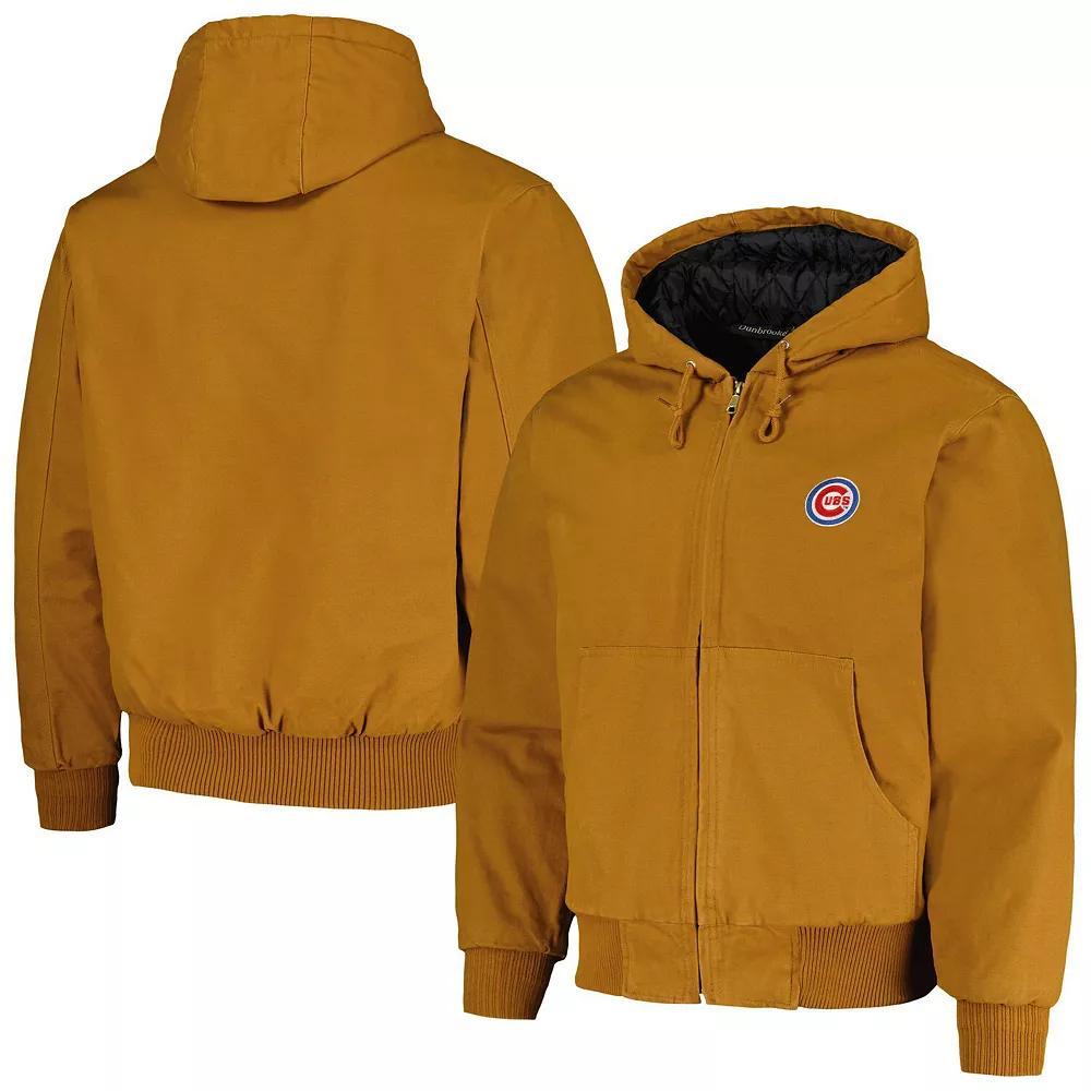 Men's Dunbrooke Brown Milwaukee Brewers Dakota Work Full-Zip Hoodie Jacket, Size: Small Product Image