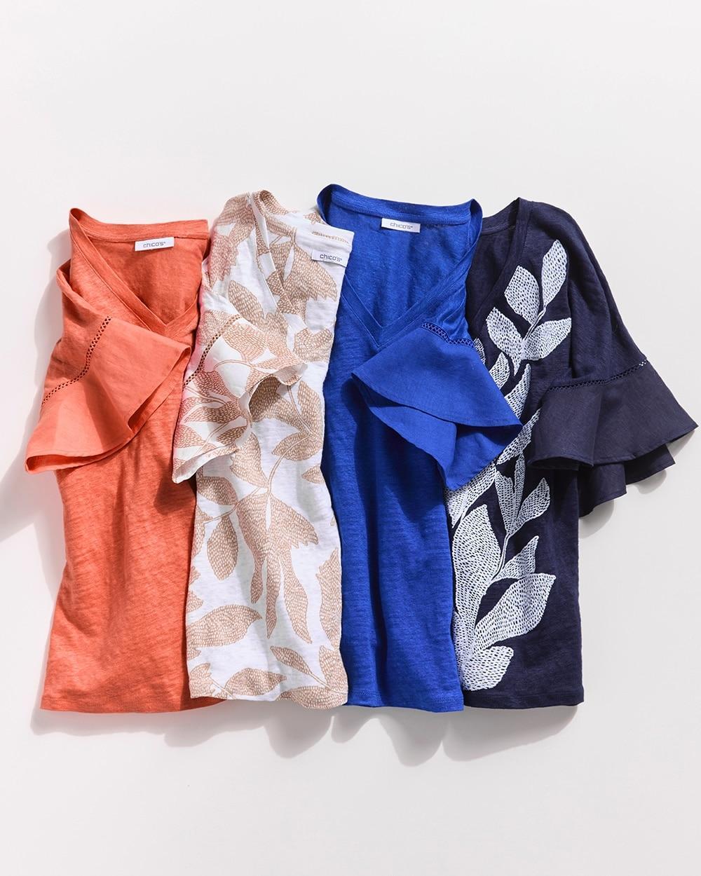 Zenergy® Ruffle Neck Tank Product Image